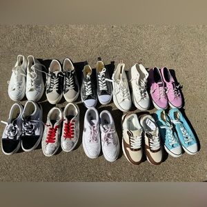 Woman’s brand name fashion tennis shoes